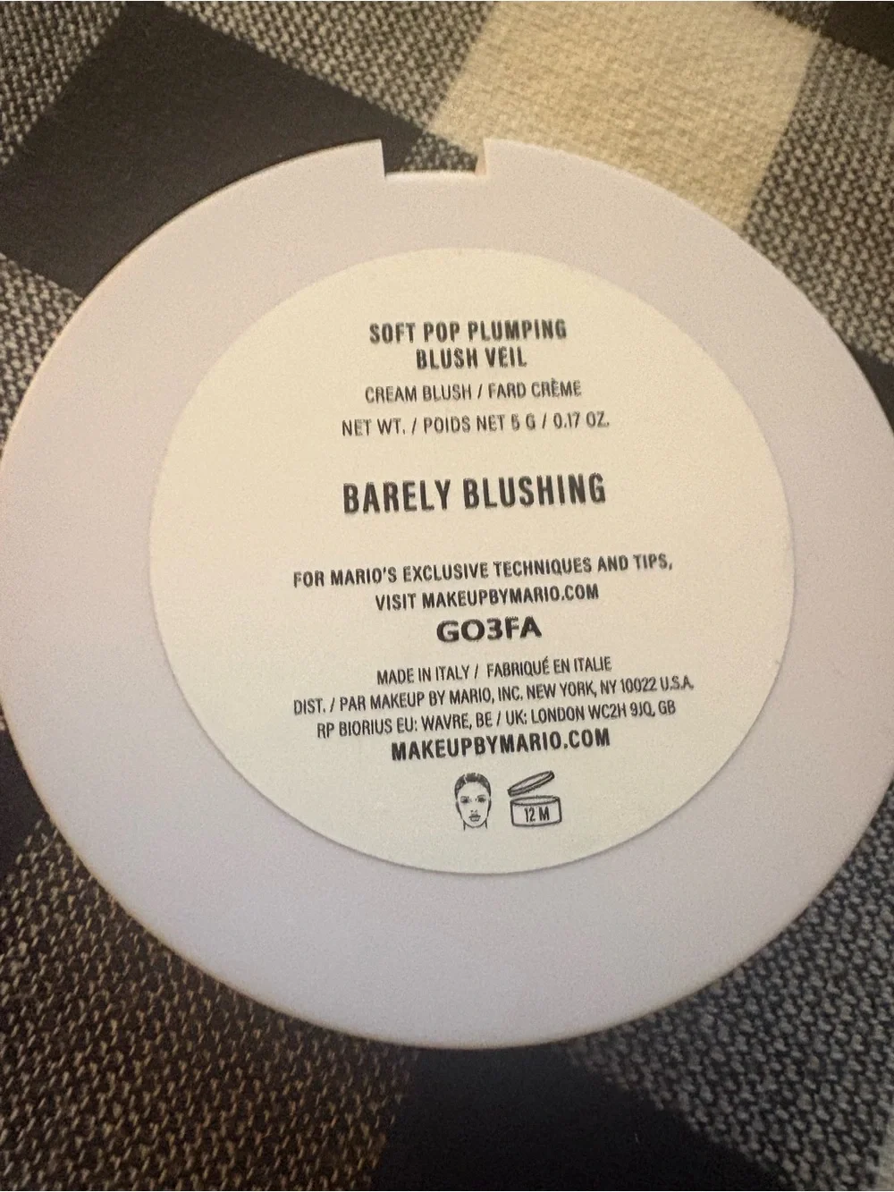 Makeup by Mario blush - Barely Blushing